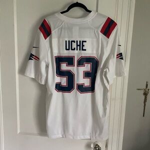 Josh Uche Official Jersey New England Patriots Size Large